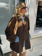 Women's Autumn Coat – Elegant Casual Coat – Lorraine