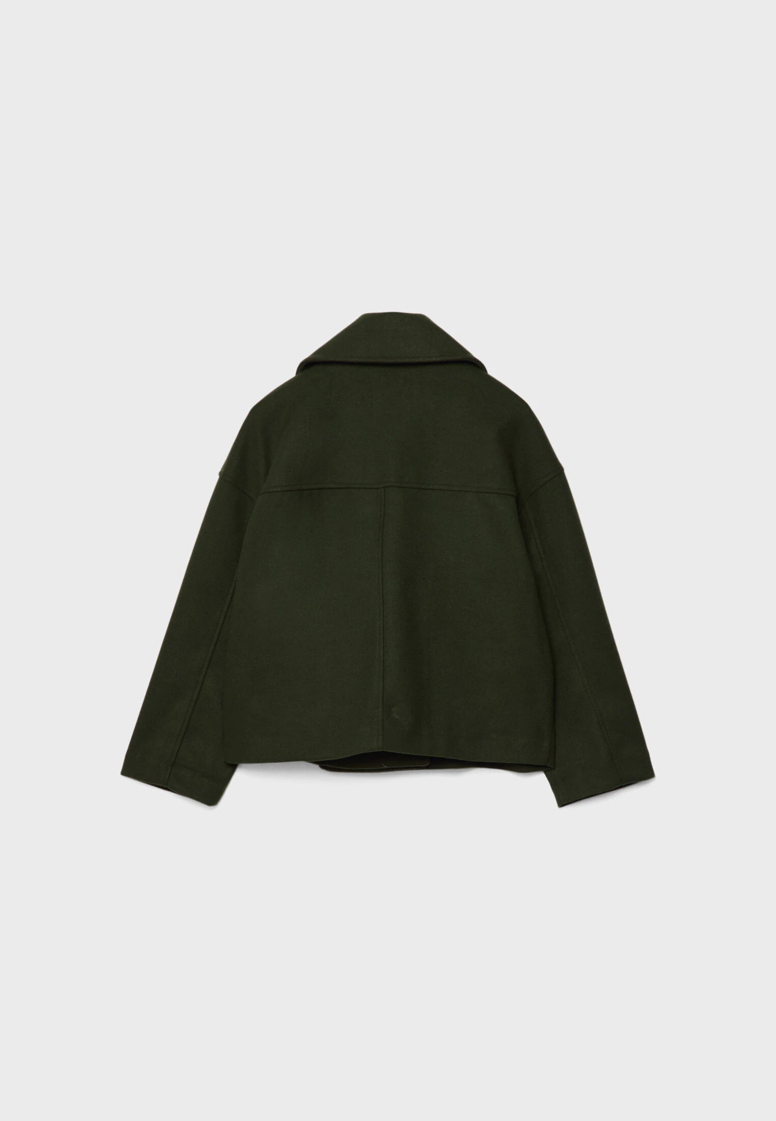 Women's Double Breasted Coat – Elegant Long Coat – Janet