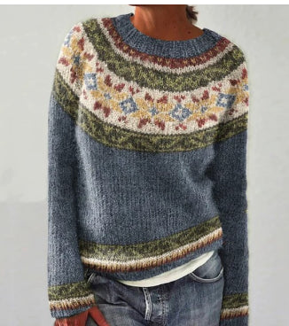 Women's Crew Neck Sweater – Relaxed Everyday Knit Sweater