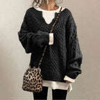 Women's Knit Pullover Sweater – Casual Knit Sweater – Alani