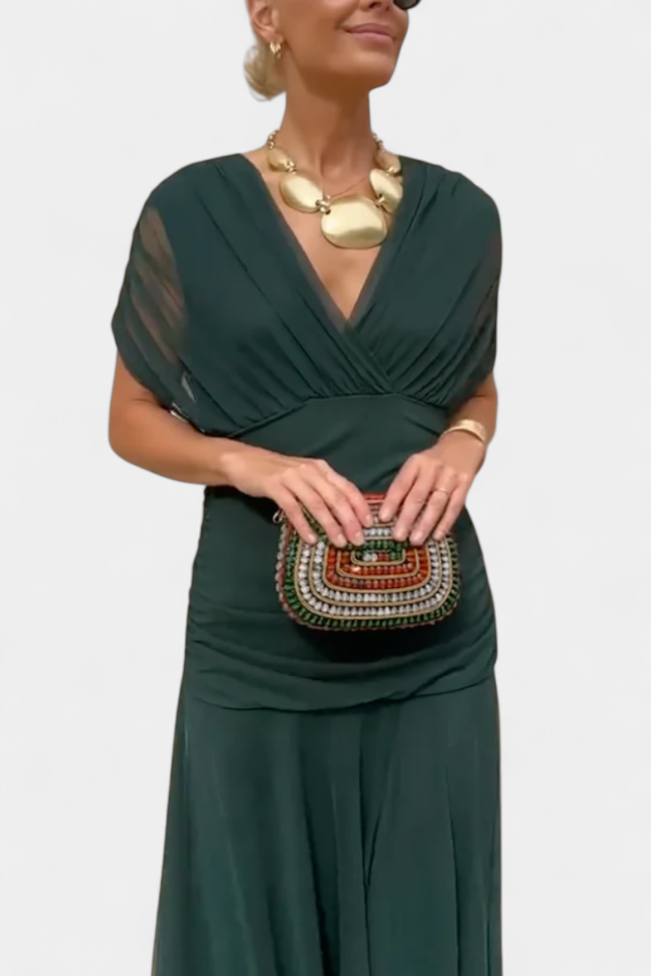 Women's Floral Maxi Dress – Elegant Occasion Dress – Seraphina