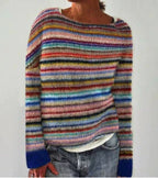 Women's Crew Neck Sweater – Relaxed Everyday Knit Sweater