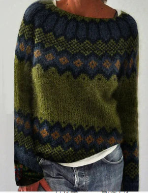 Women's Crew Neck Sweater – Relaxed Everyday Knit Sweater