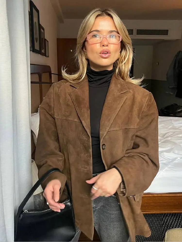 Women's Autumn Coat – Elegant Casual Coat – Lorraine
