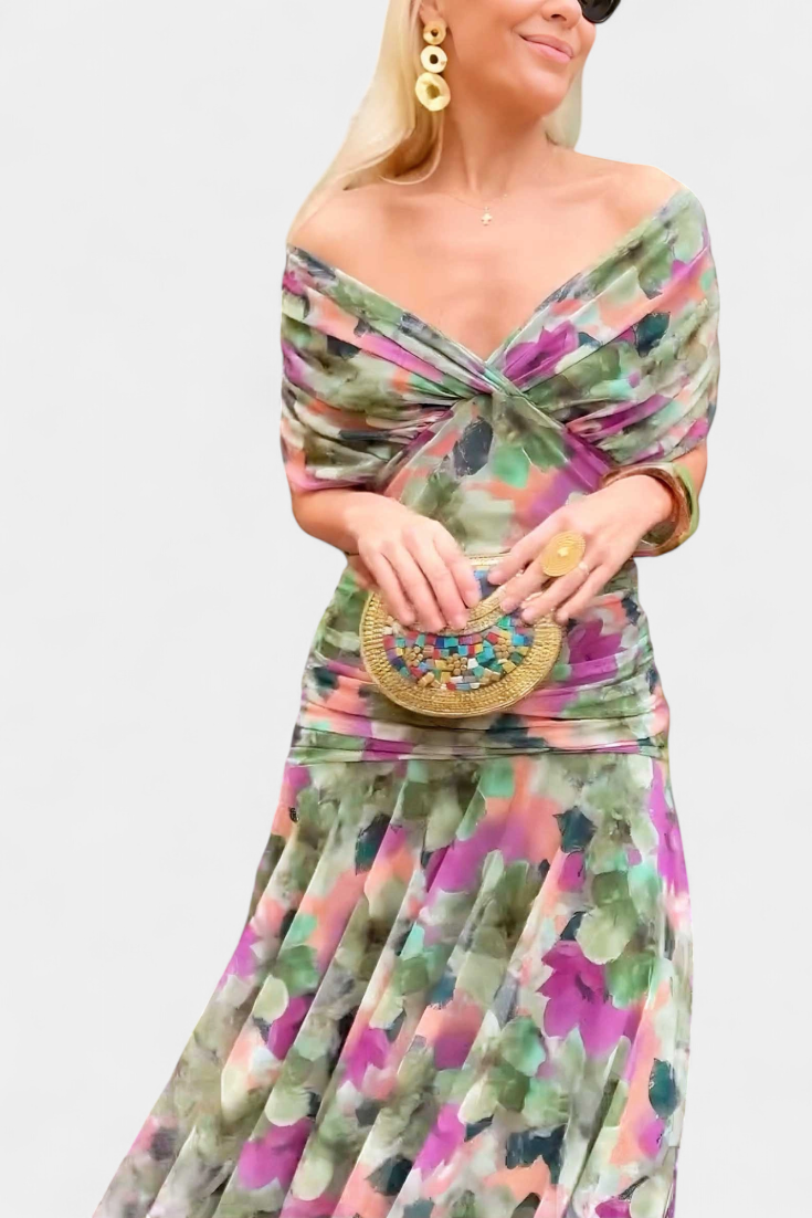Seraphina | Elegant Floral Maxi Dress