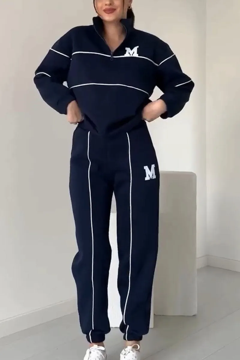 Women's Half-Zip Jogger Set – Quarter Zip Tracksuit Set