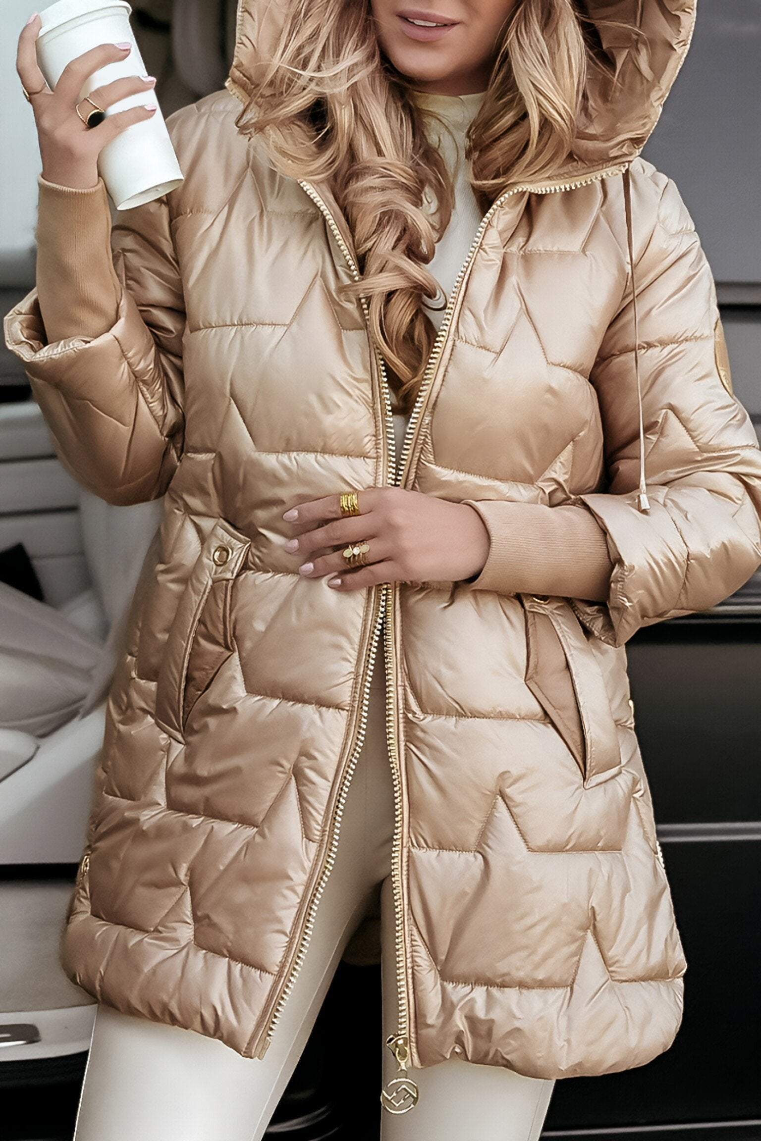 Women's Hooded Jacket – Lightweight Casual Jacket – Frances