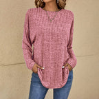 Women's Relaxed Winter Sweater – Soft Oversized Knit Sweater
