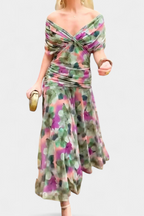 Women's Floral Maxi Dress – Elegant Occasion Dress – Seraphina