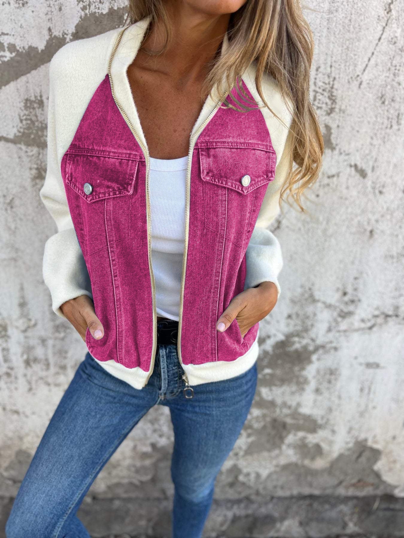 Women's Zip Jacket – Casual Everyday Jacket – Carol