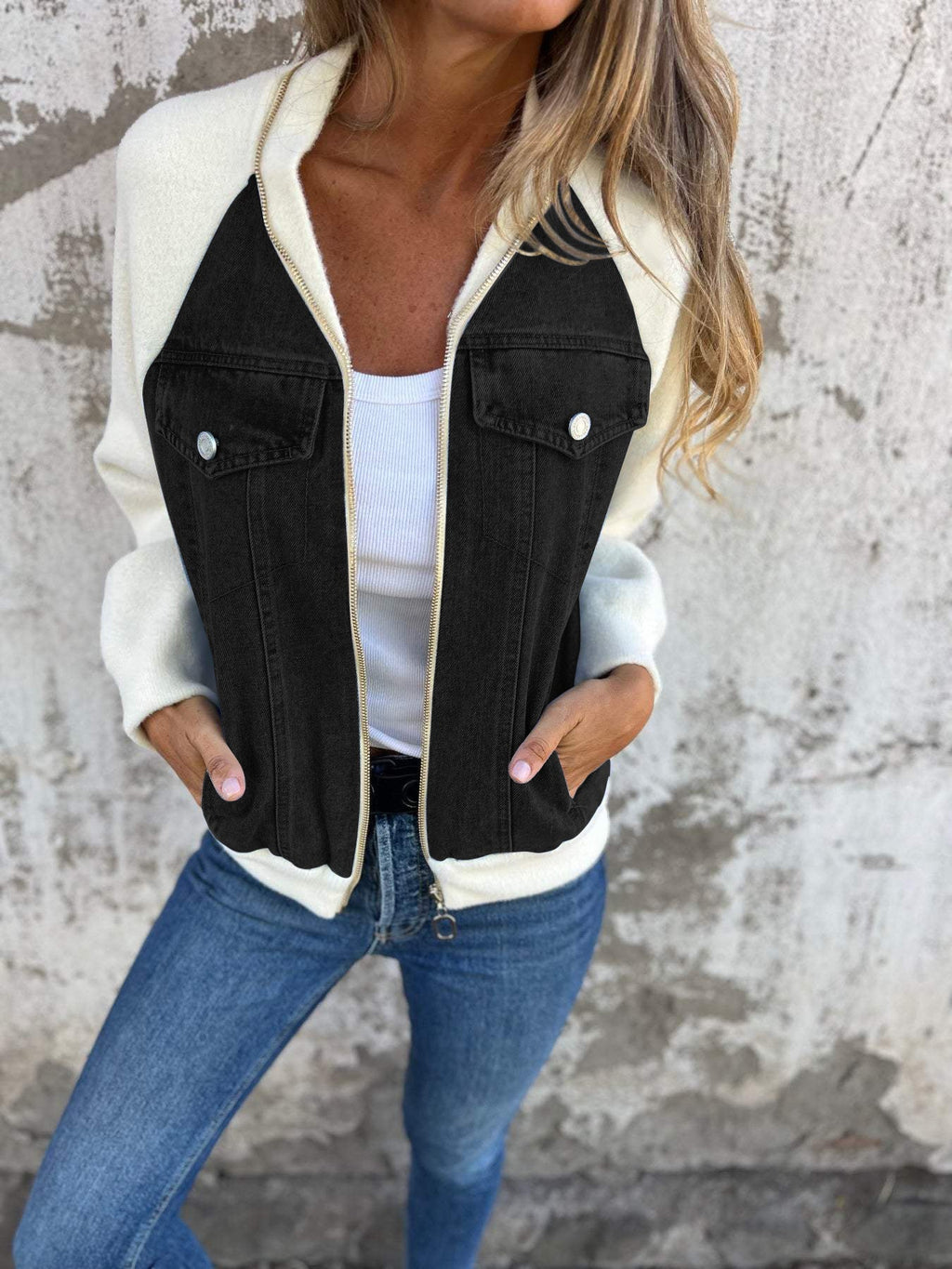 Women's Zip Jacket – Casual Everyday Jacket – Carol