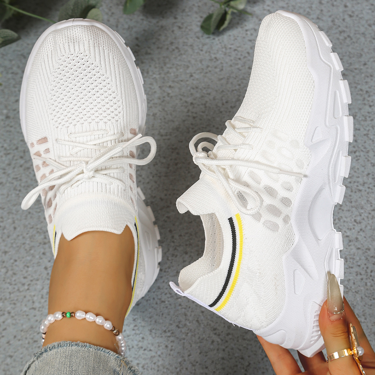 Women’s Orthopedic Sneakers – Arch Support Walking Sneakers – Stephanie