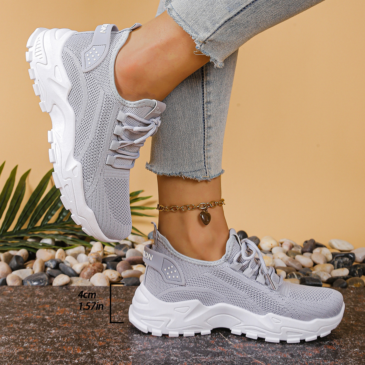 Women’s Orthopedic Sneakers – Arch Support Walking Sneakers – Stephanie