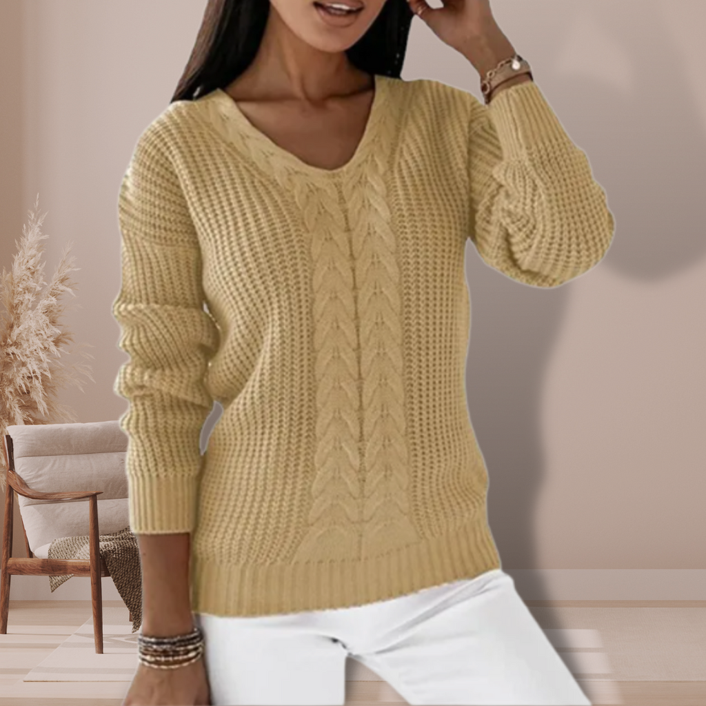 Women's Knitted Sweater – Soft Classic Winter Sweater