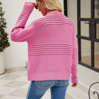 Women's Relaxed Fit Sweater – Casual Knit Sweater – Adelina