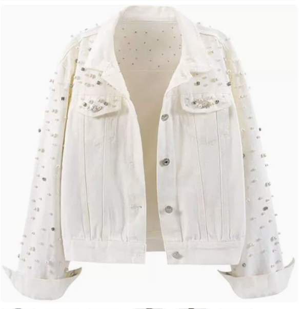 Women's Classic Jean Jacket – Button Front Casual Everyday Jacket