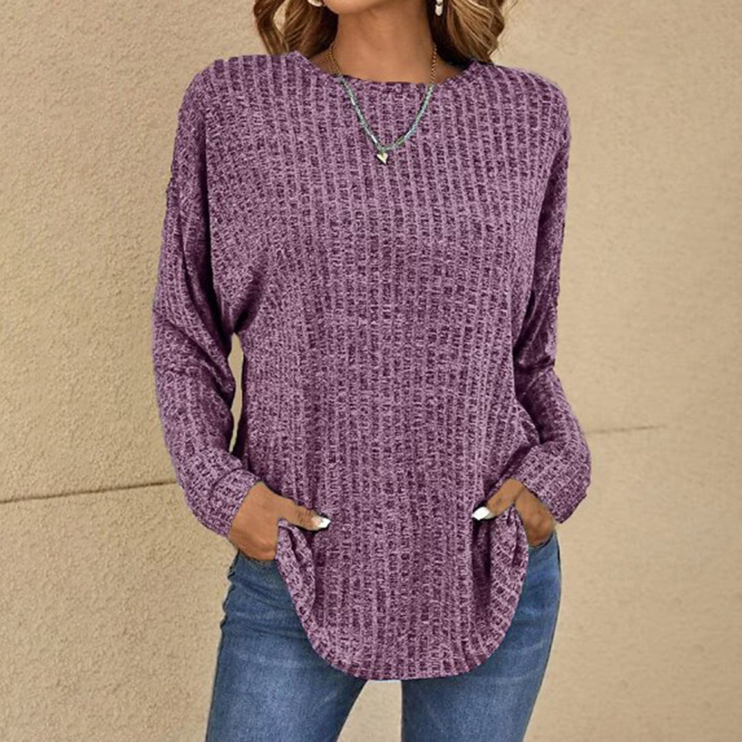 Women's Relaxed Winter Sweater – Soft Oversized Knit Sweater
