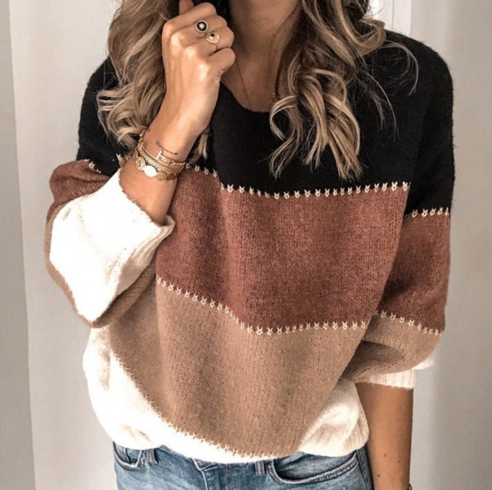 Women's Lightweight Knit Sweater – Casual Everyday Sweater – Ainsley