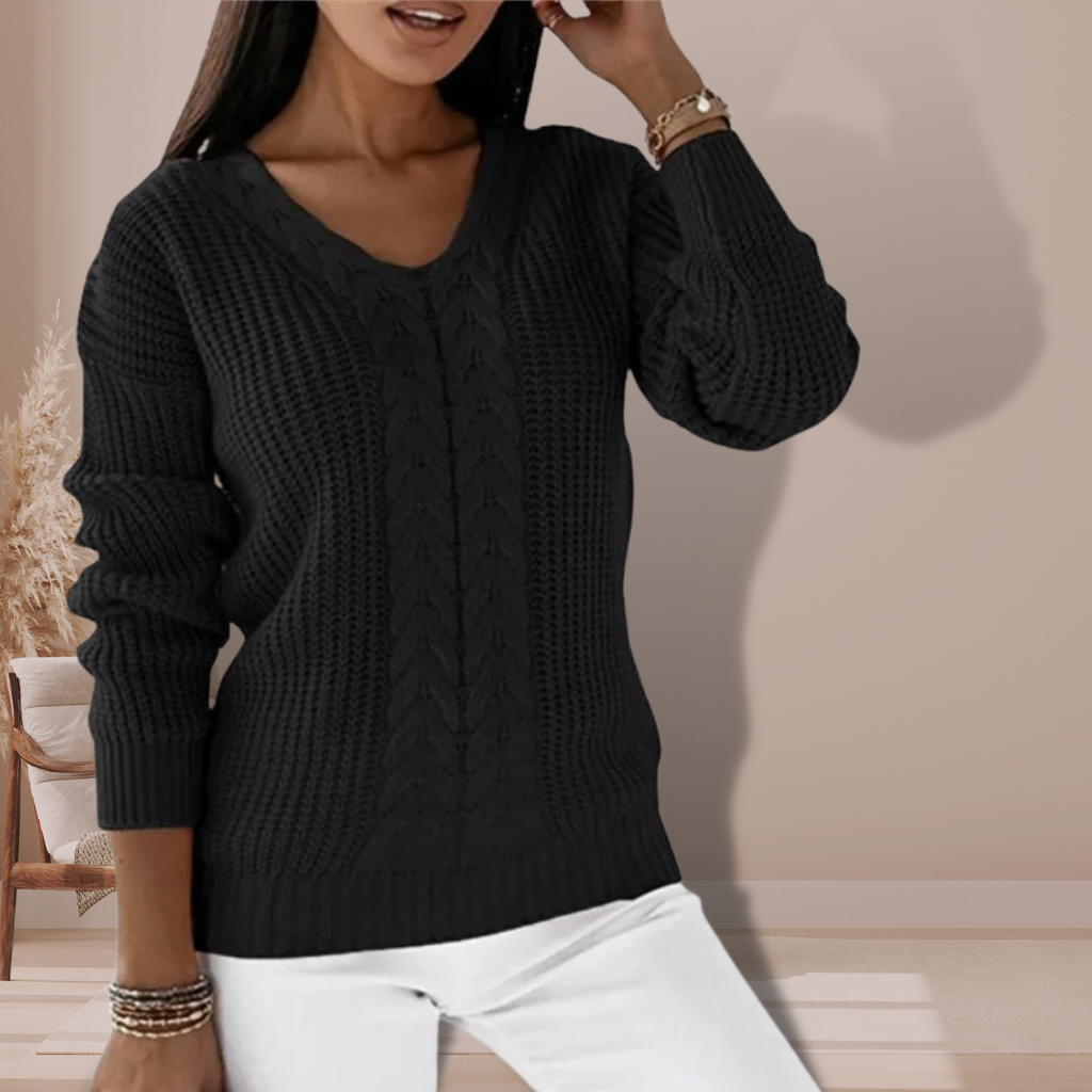 Women's Knitted Sweater – Soft Classic Winter Sweater