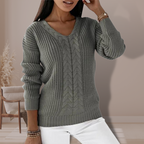 Women's Knitted Sweater – Soft Classic Winter Sweater
