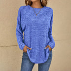 Women's Relaxed Winter Sweater – Soft Oversized Knit Sweater