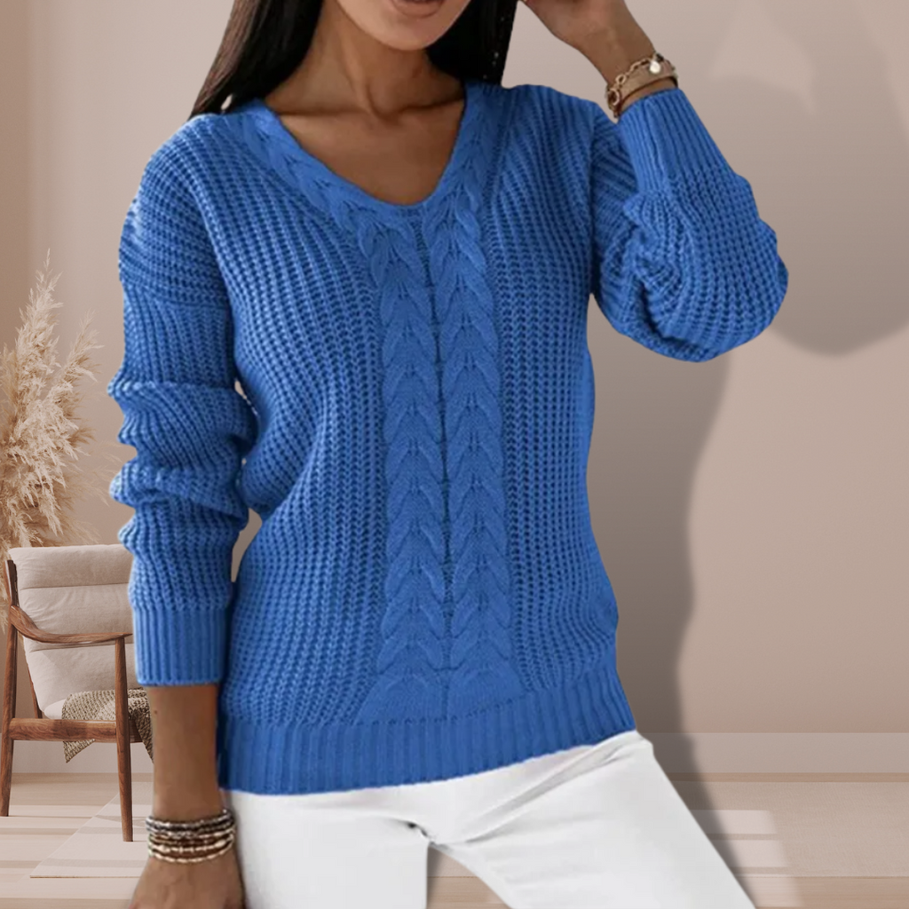 Women's Knitted Sweater – Soft Classic Winter Sweater