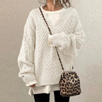 Women's Knit Pullover Sweater – Casual Knit Sweater – Alani