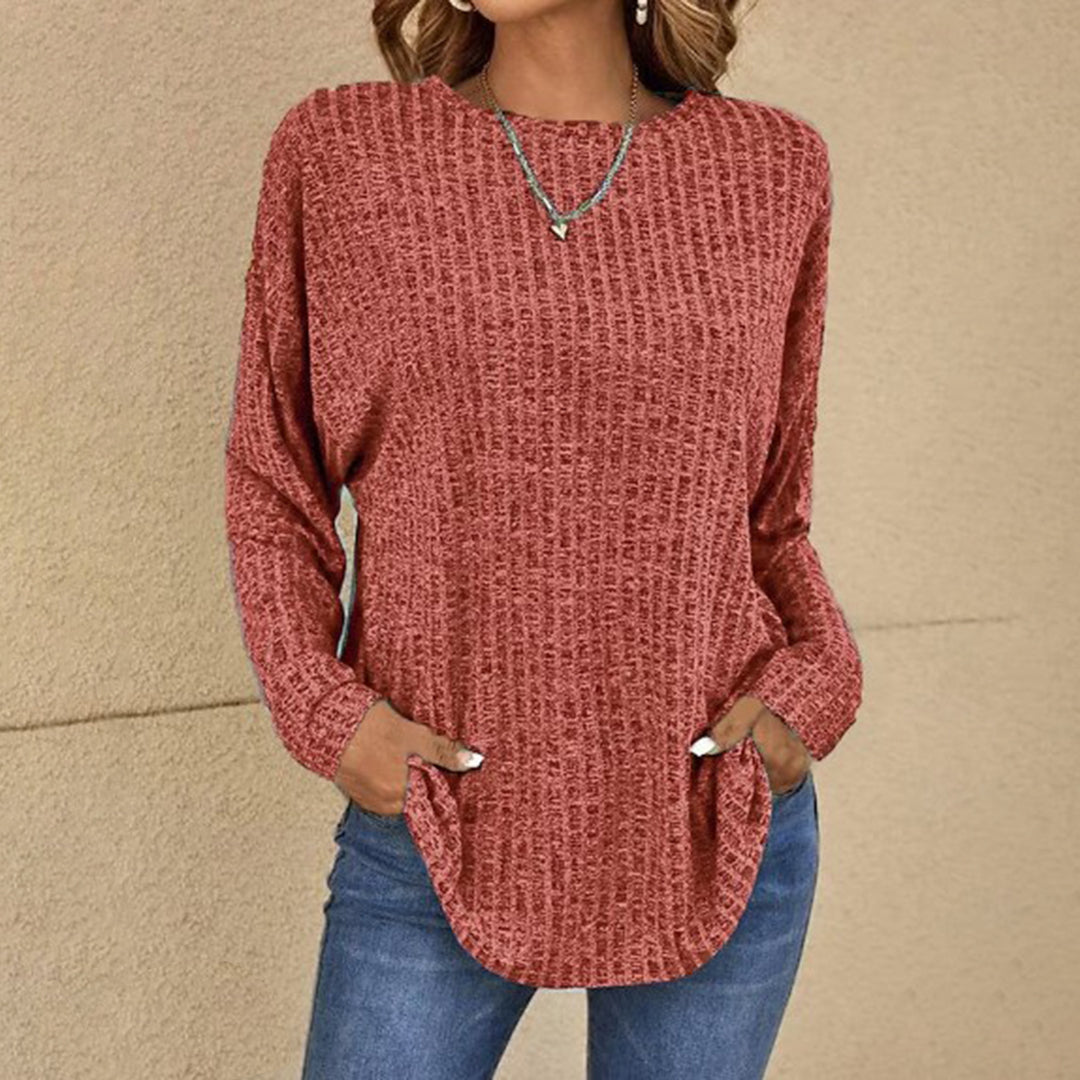 Women's Relaxed Winter Sweater – Soft Oversized Knit Sweater