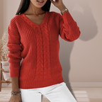 Women's Knitted Sweater – Soft Classic Winter Sweater