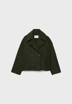 Women's Double Breasted Coat – Elegant Long Coat – Janet