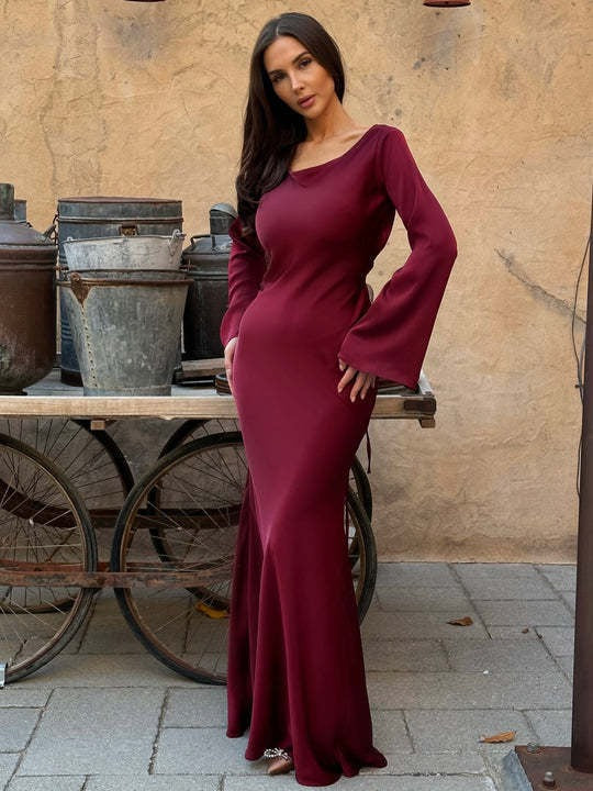 Women's Long Sleeve Dress – Tailored Day-to-Night Occasion Dress