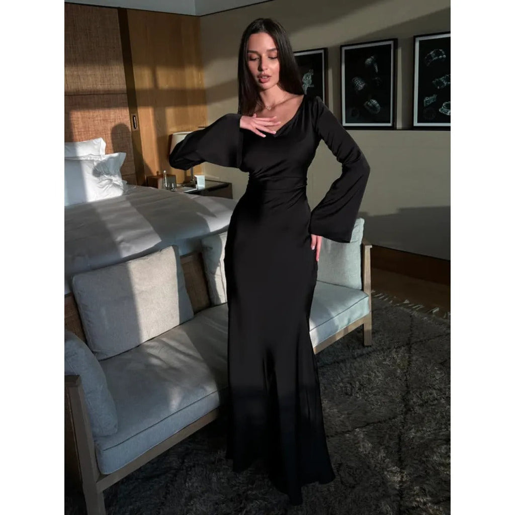 Women's Long Sleeve Dress – Tailored Day-to-Night Occasion Dress