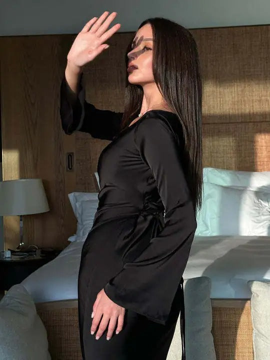 Women's Long Sleeve Dress – Tailored Day-to-Night Occasion Dress