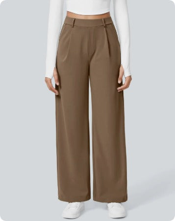 Women's Straight Leg Pants – Stretch Office Pants