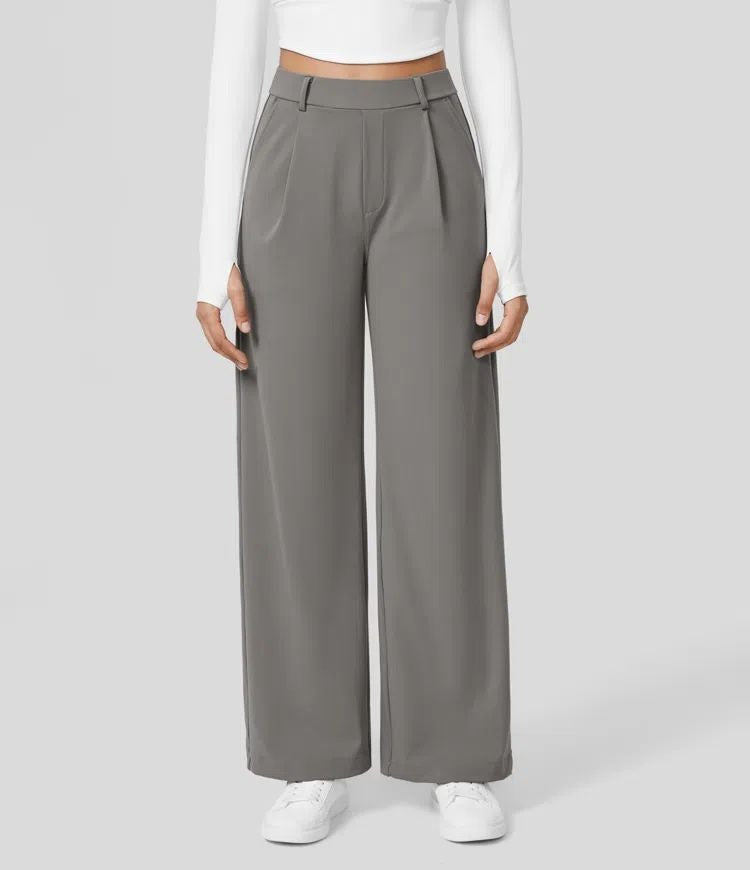Women's Straight Leg Pants – Stretch Office Pants