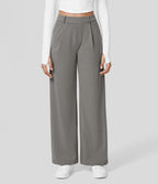 Women's Straight Leg Pants – Stretch Office Pants