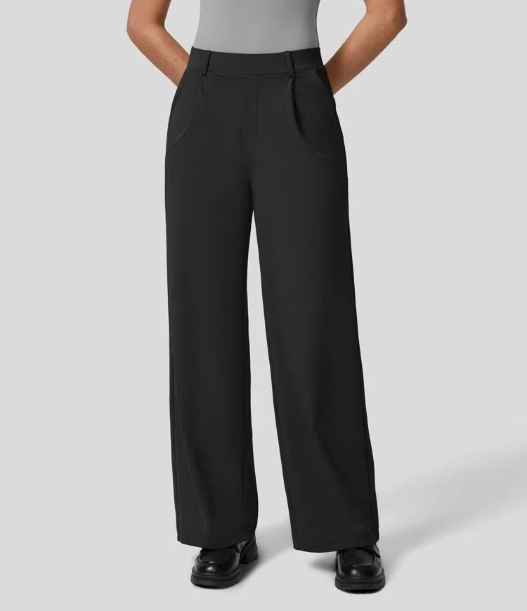 Women's Straight Leg Pants – Stretch Office Pants