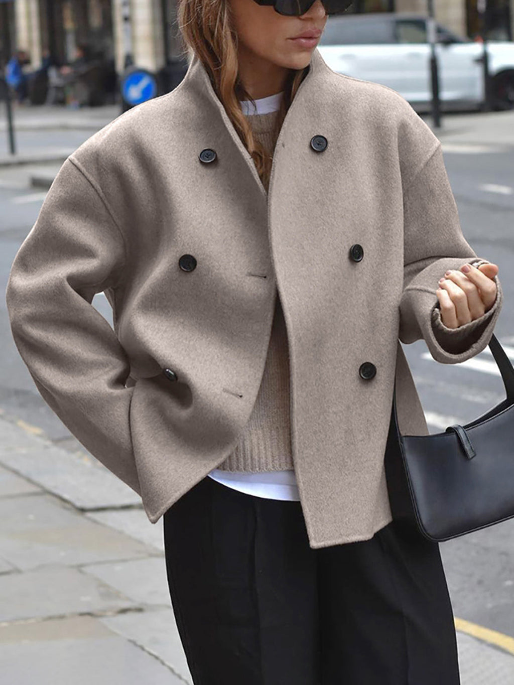 Women's Oversized Vintage Jacket – Relaxed Fit Statement Jacket