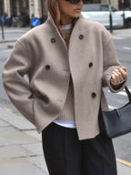 Women's Oversized Vintage Jacket – Relaxed Fit Statement Jacket