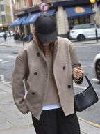 Women's Oversized Vintage Jacket – Relaxed Fit Statement Jacket