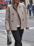 Women's Oversized Vintage Jacket – Relaxed Fit Statement Jacket