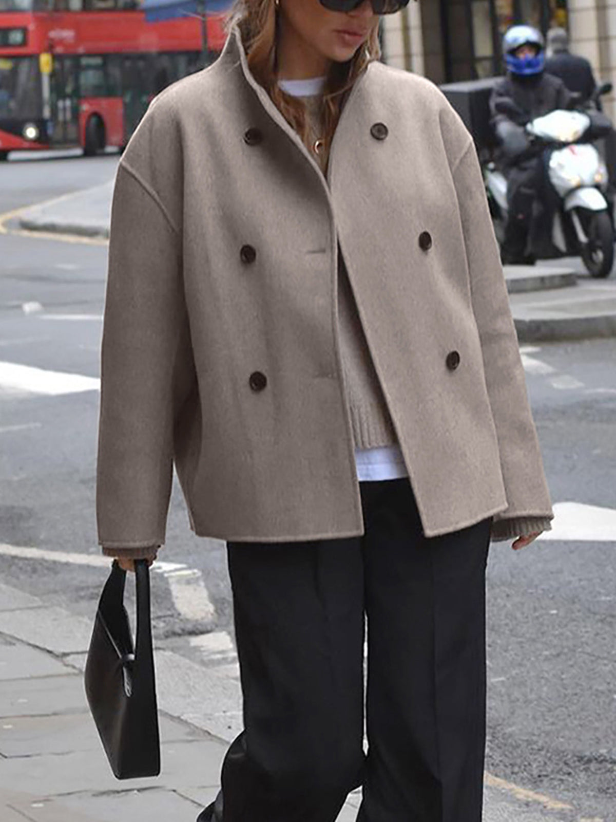 Women's Oversized Vintage Jacket – Relaxed Fit Statement Jacket