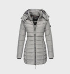 Women's Hooded Long Winter Coat – Soft Lined Weather Resistant Coat