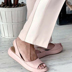 Women's Stretch Strap Sandals – Comfort Footbed Sandals