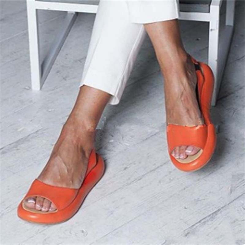 Women's Stretch Strap Sandals – Comfort Footbed Sandals