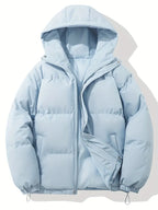 Women's Hooded Winter Parka – Waterproof Longline Puffer Coat