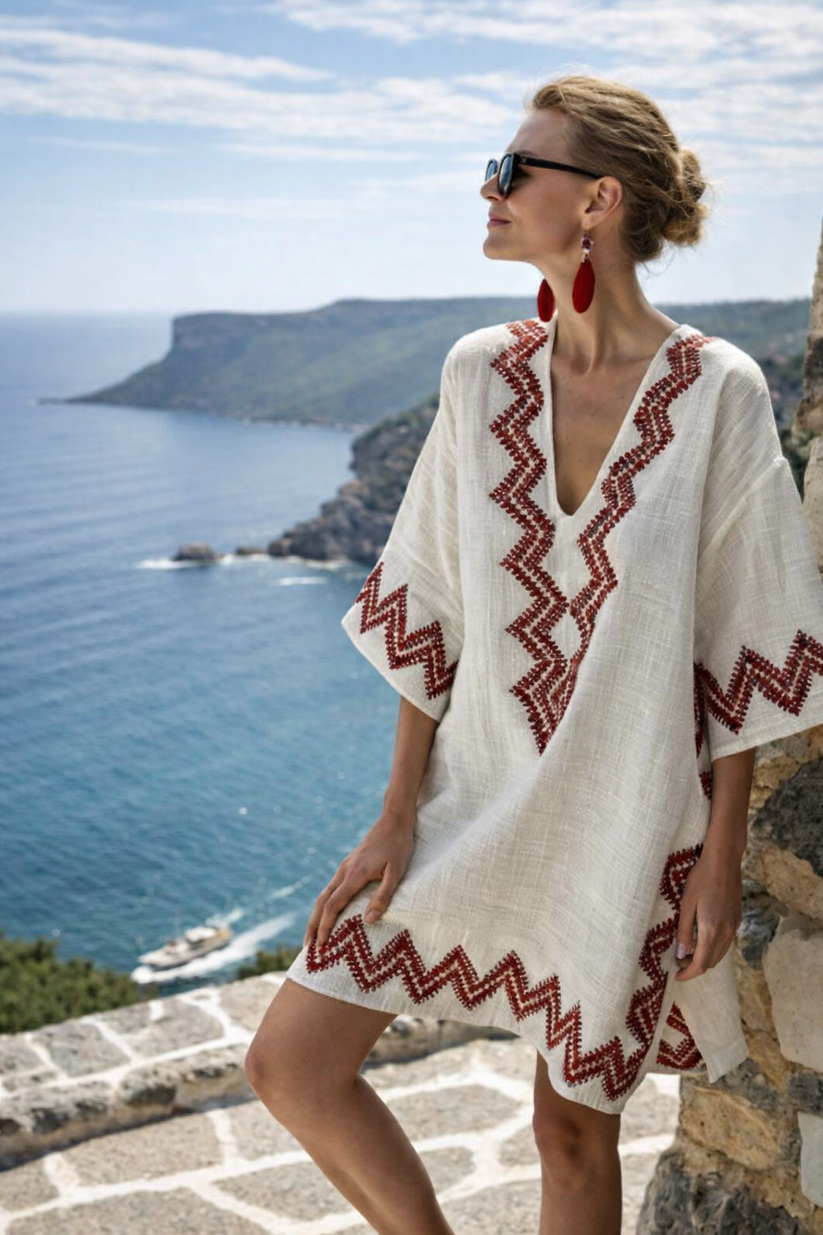 Women's Flowy Beach Dress – Casual Summer Dress