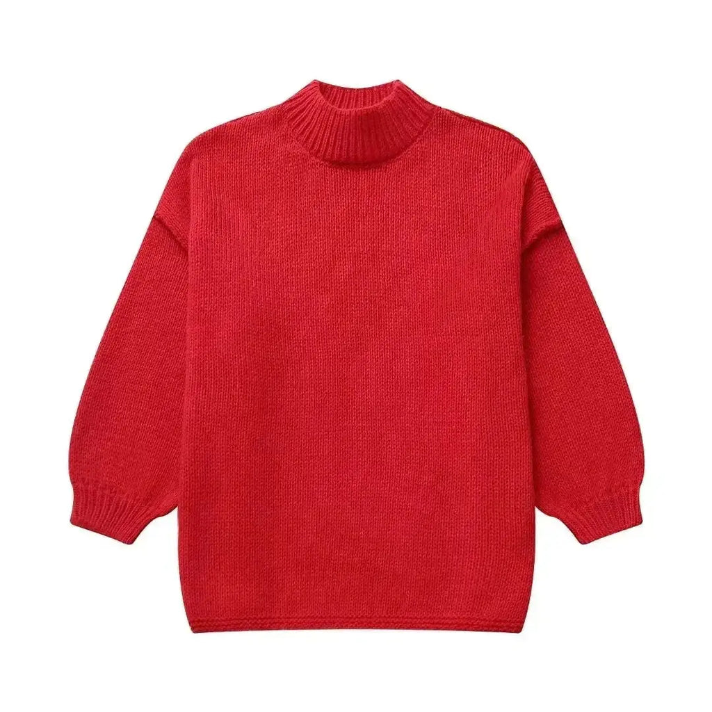 Women's Drop Shoulder Sweater – Slouchy Oversized Knit Pullover