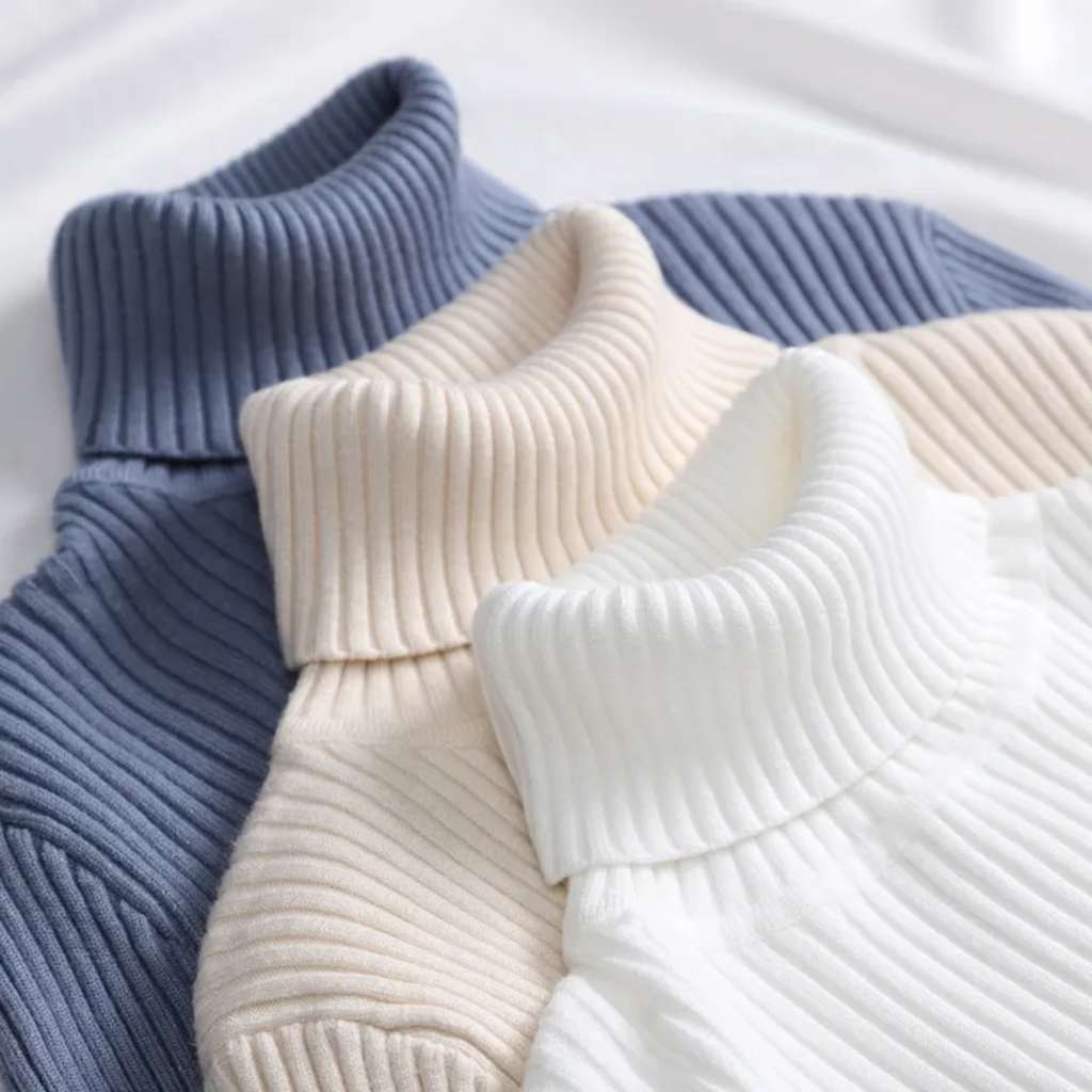 Women's Turtleneck Sweater – Classic Roll Neck Winter Sweater