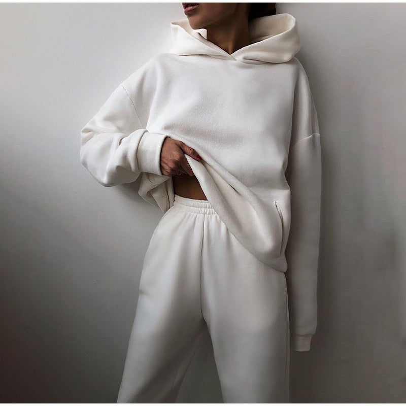 Women's Relaxed Jogger Set – Oversized Sweat Co-Ord